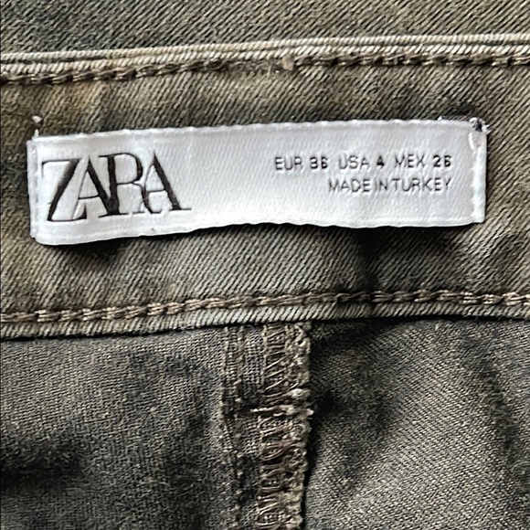 Zara Women's Camouflage Skinny Jeans size 4 - Picture 4 of 5